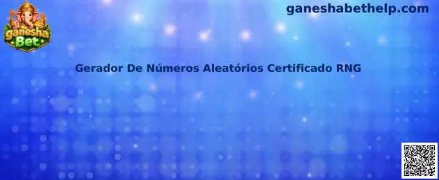 Gerador De Números Aleatórios Certificado RNG